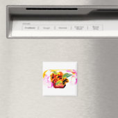 Sonnenblume zum Muttertag Magnet (In Situ (Geschirrspüler))