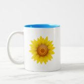 Sonnenblume Zweifarbige Tasse (Links)