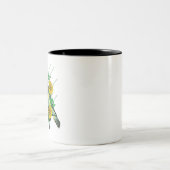 Sonnenblume Zweifarbige Tasse (Mittel)