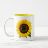 Sonnenblume Zweifarbige Tasse (Links)