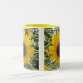 Sonnenblume Zweifarbige Tasse (Mittel)