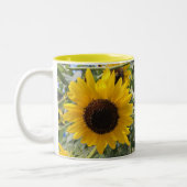 Sonnenblume Zweifarbige Tasse (Links)