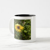 Sonnenblume Zweifarbige Tasse (Vorderseite Links)