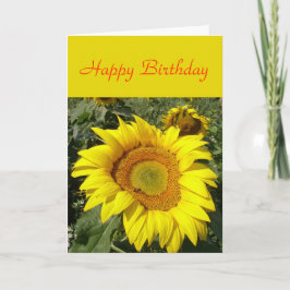 Sonnenblumekarte Karte