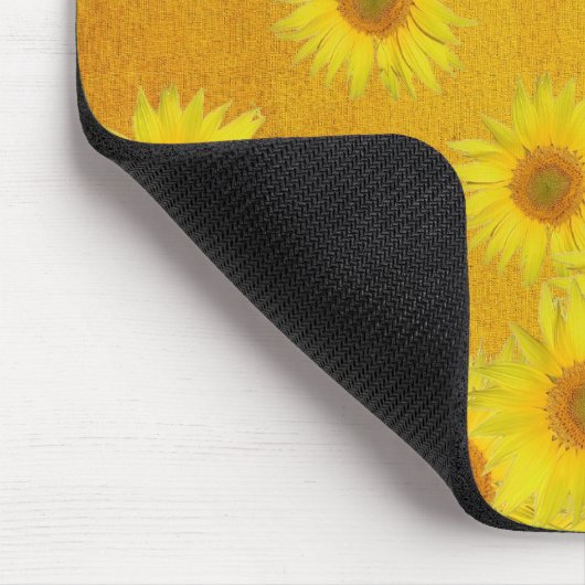 SonnenblumeMausunterlage Mousepad (Ecke)