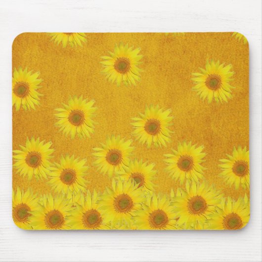 SonnenblumeMausunterlage Mousepad (Vorne)