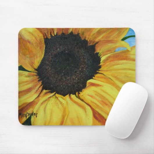 SonnenblumeMausunterlage Mousepad (Mit Mouse)