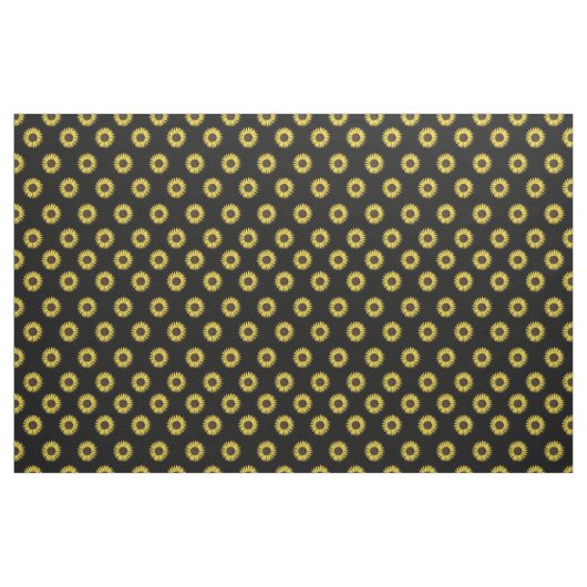 Sonnenblumemustergewebe Stoff (Fat Quarter (45,7 x 55,9 cm))