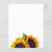 Sonnenblumen (Rückseite)