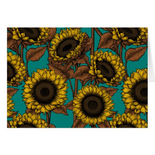 Sonnenblumen (Vorderseite (Horizontal))