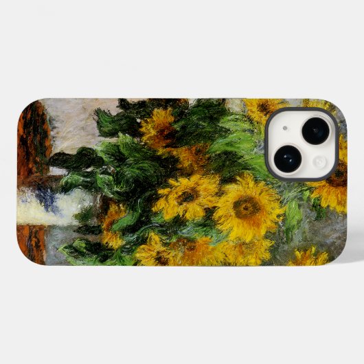 Sonnenblumen, 1881 von Monet. Case-Mate iPhone Hülle (Rückseite (Horizontal))