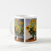 Sonnenblumen, 1881 von Monet. Kaffeetasse (Vorderseite Links)