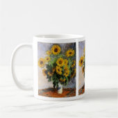 Sonnenblumen, 1881 von Monet. Kaffeetasse (Links)