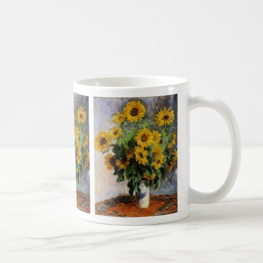 Sonnenblumen, 1881 von Monet. Kaffeetasse (Rechts)