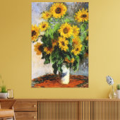 Sonnenblumen, 1881 von Monet. Leinwanddruck (Insitu (Wohnzimmer))