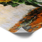 Sonnenblumen, 1881 von Monet. Poster (Ecke)