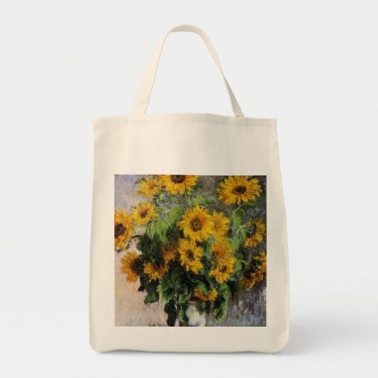 Sonnenblumen, 1881 von Monet. Tragetasche (Vorne)