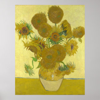 Sonnenblumen, 1888 (Vincent Van Gogh) Poster