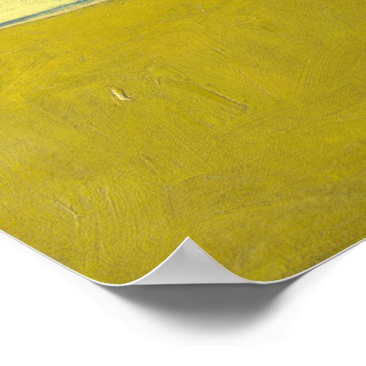 Sonnenblumen, 1888 (Vincent Van Gogh) Poster (Ecke)