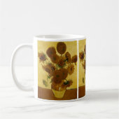 Sonnenblumen: 1888 von Van Gogh Kaffeetasse (Links)