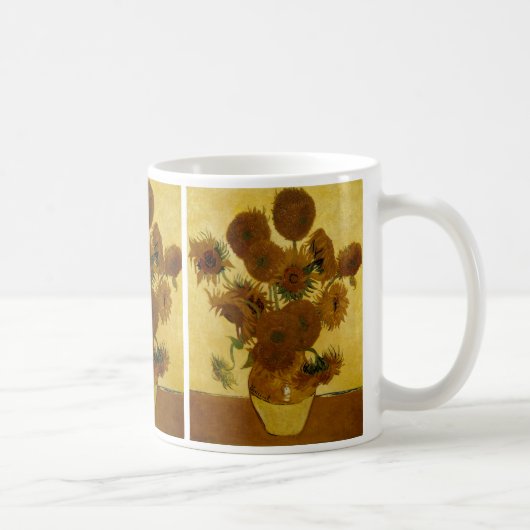 Sonnenblumen: 1888 von Van Gogh Kaffeetasse (Rechts)