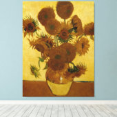 Sonnenblumen: 1888 von Van Gogh Leinwanddruck (Insitu (Holzboden))