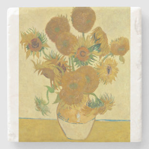 Sonnenblumen 1888 von Vincent van Gogh Steinuntersetzer