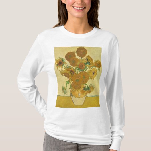 Sonnenblumen 1888 von Vincent van Gogh T-Shirt (Vorderseite)