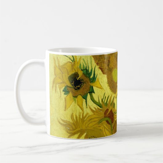Sonnenblumen, 1889 kaffeetasse (Links)