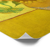 Sonnenblumen, 1889 von Vincent van Gogh Poster (Ecke)