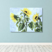 Sonnenblumen 1996 leinwanddruck (Insitu (Holzboden))