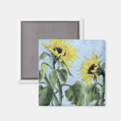 Sonnenblumen 1996 magnet (Vorderseite/Rückseite)