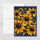 SONNENBLUMEN #1 POSTKARTE (Vorne/Hinten)