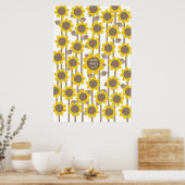 Sonnenblumen -250 Signature Guest Book Alternative Poster (Küche)