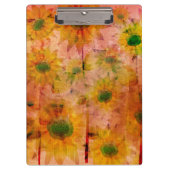 Sonnenblumen 2 klemmbrett (Vorderseite)