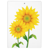 Sonnenblumen 2 klemmbrett (Rückseite)