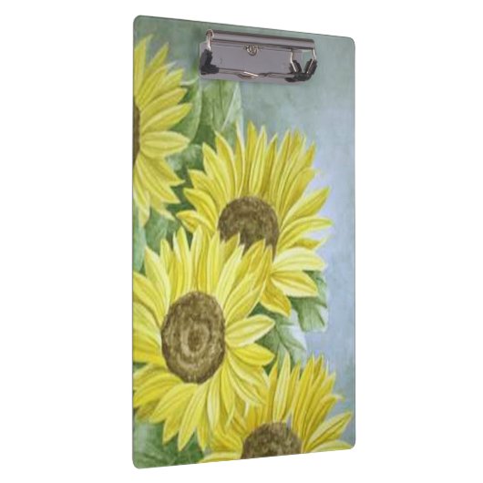 Sonnenblumen 3 klemmbrett (Rechts)