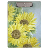 Sonnenblumen 3 klemmbrett (Vorderseite)