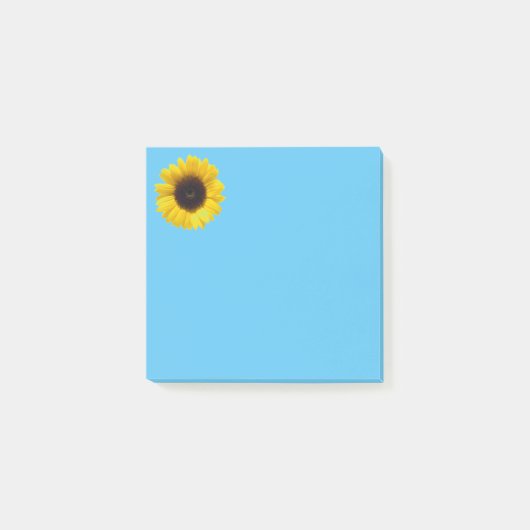 Sonnenblumen 3x3 Anmerkungen Post-it Klebezettel (Vorderseite)