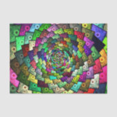 Sonnenblumen Abstrakt Blumenmotiv Pop Design Seidenpapier (Vorderseite)