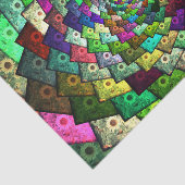 Sonnenblumen Abstrakt Blumenmotiv Pop Design Seidenpapier (Ausschnitt)