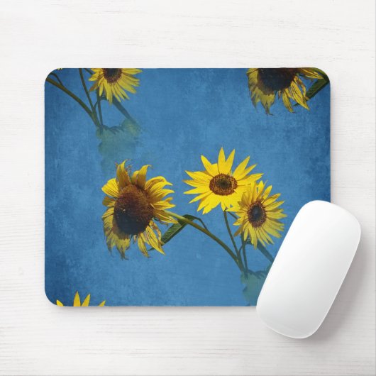 Sonnenblumen Abstrakt Mousepad (Mit Mouse)
