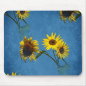 Sonnenblumen Abstrakt Mousepad (Vorne)