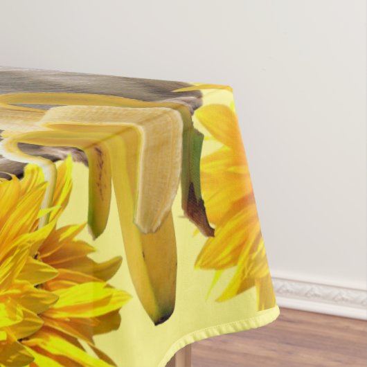 Sonnenblumen, Affenmilch Tischdecke (Beispiel)