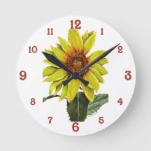 Sonnenblumen Akronylic Wall Clock