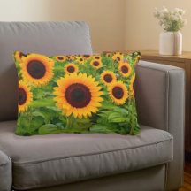 Sonnenblumen Akzentkissen