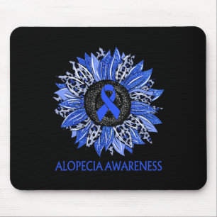 Sonnenblumen Alopecia Sensibilisierung für Blauen  Mousepad