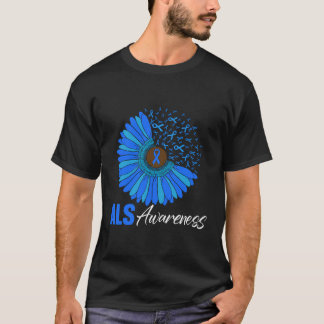 Sonnenblumen als Bewusstsein Ribbon Unterstützer K T-Shirt
