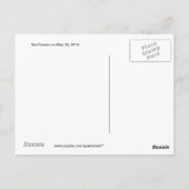 Sonnenblumen am 30. Mai 2012 Postkarte (Rückseite)