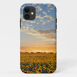 Sonnenblumen am Sonnenuntergang Case-Mate iPhone Hülle